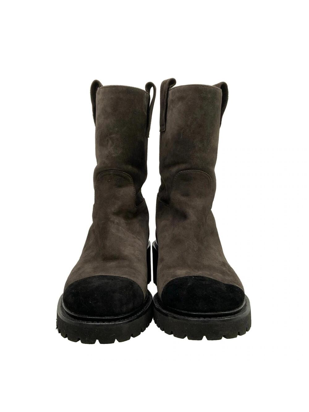 Chanel Dark Brown Black Suede Women's #339839C10B - Picture 5 of 12